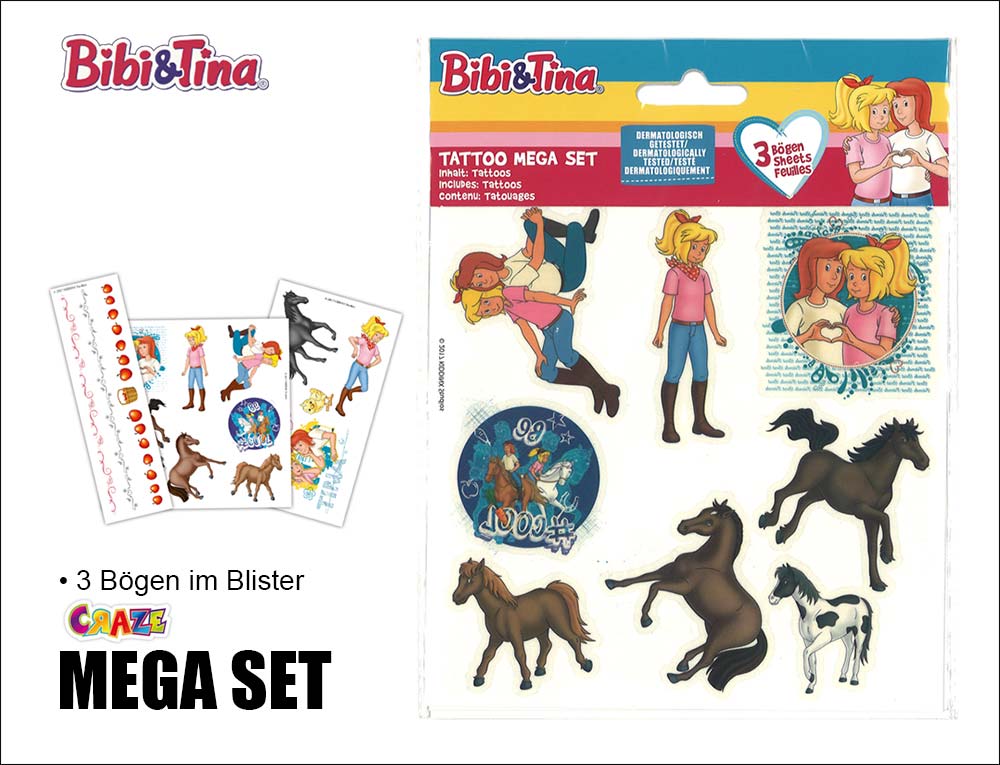 Bibi Tina Tattoo Mega Set