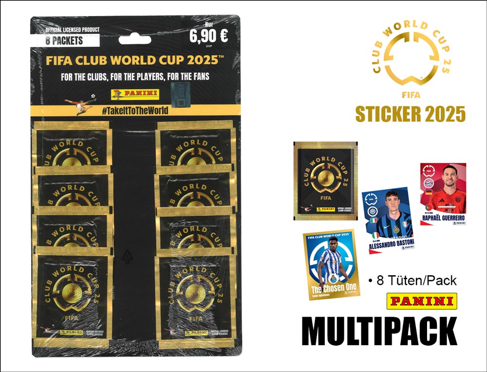 FIFA Club World Cup 2025 Sticker – Multipack