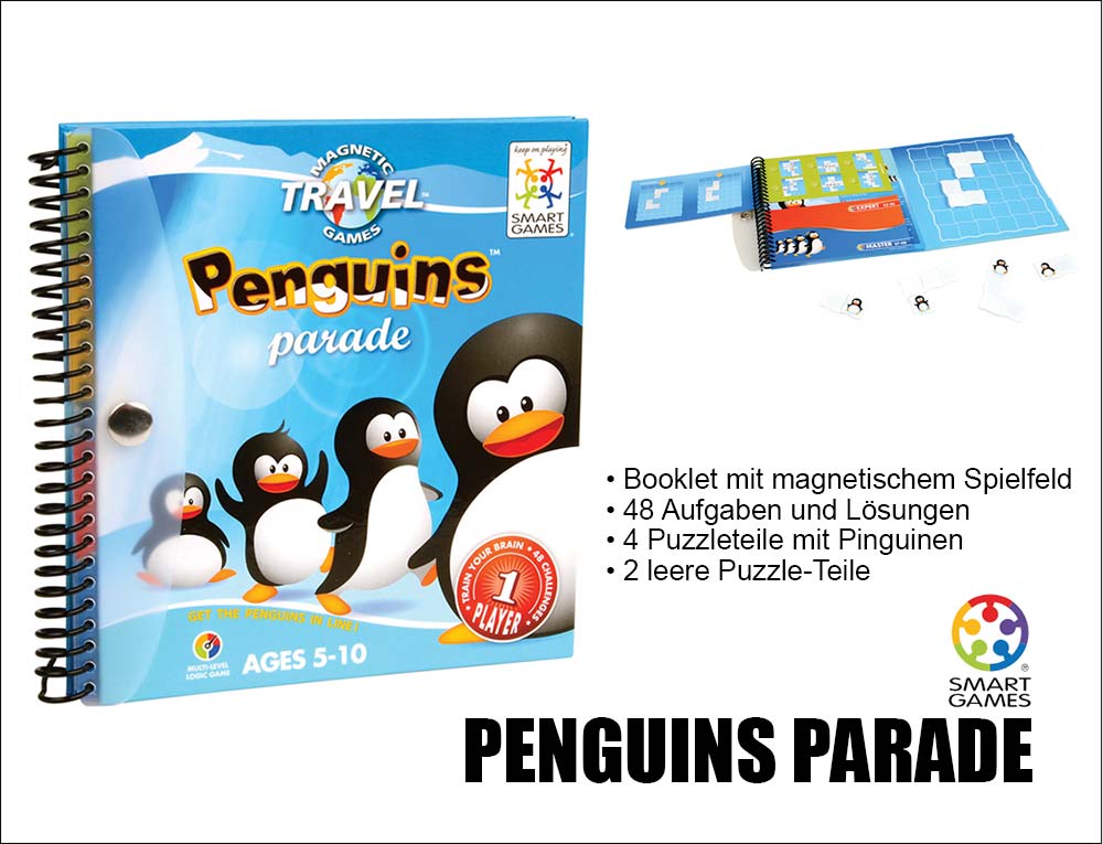 SmartGames Penguins Parade (Logikspiel)