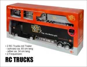 RC-Trucks aus der „Wetten, dass..?“ Edition
