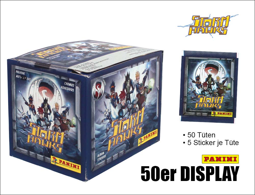 Storm Hawks Sticker Display