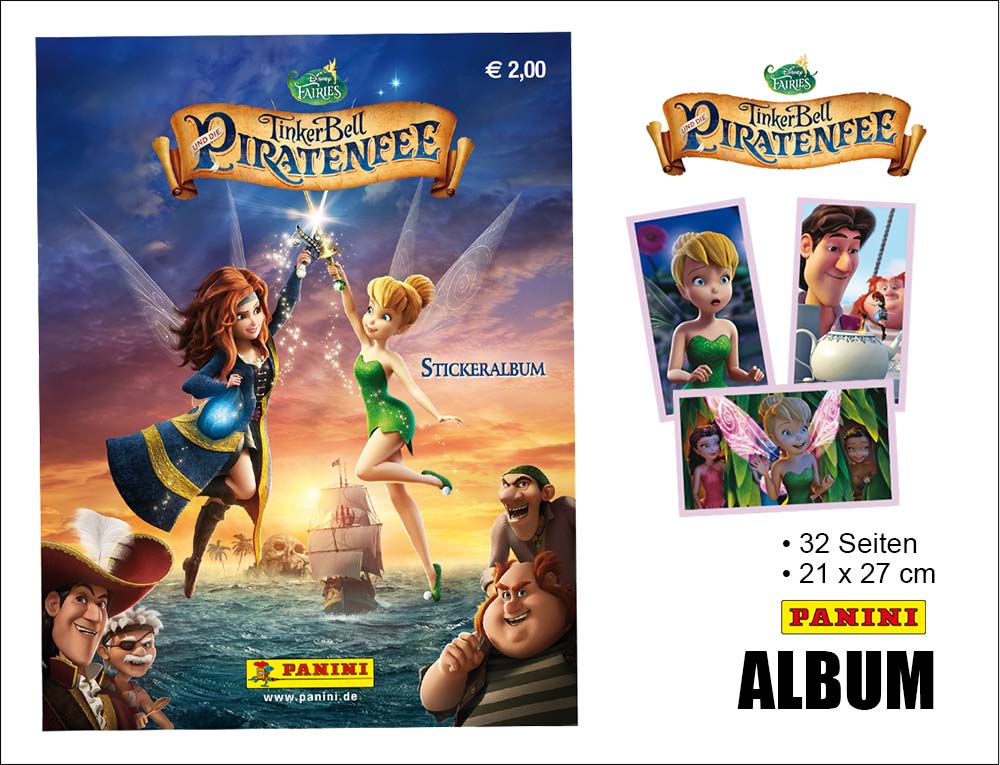 Tinkerbell und die Piratenfee Sticker Album
