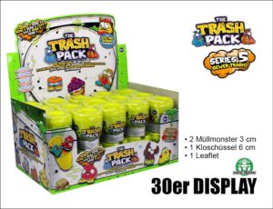 Trash Pack Serie 5 Display Kloschüssel gelb