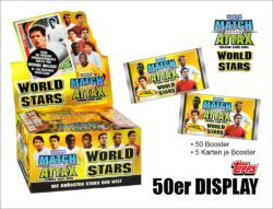 Topps Match Attax World Stars Display