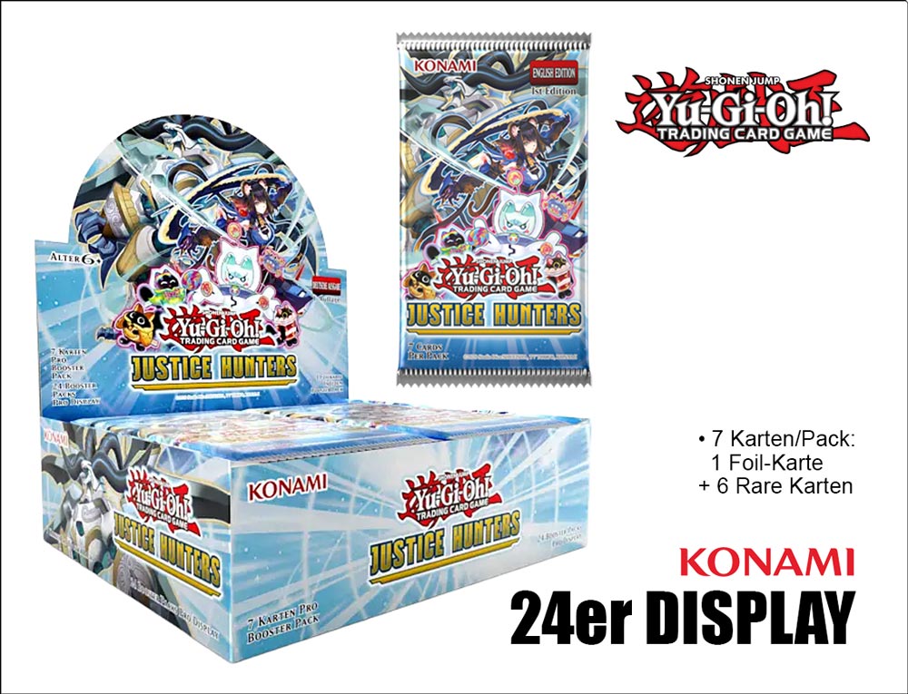 YuGiOh Justice Hunters Booster Karten TCG