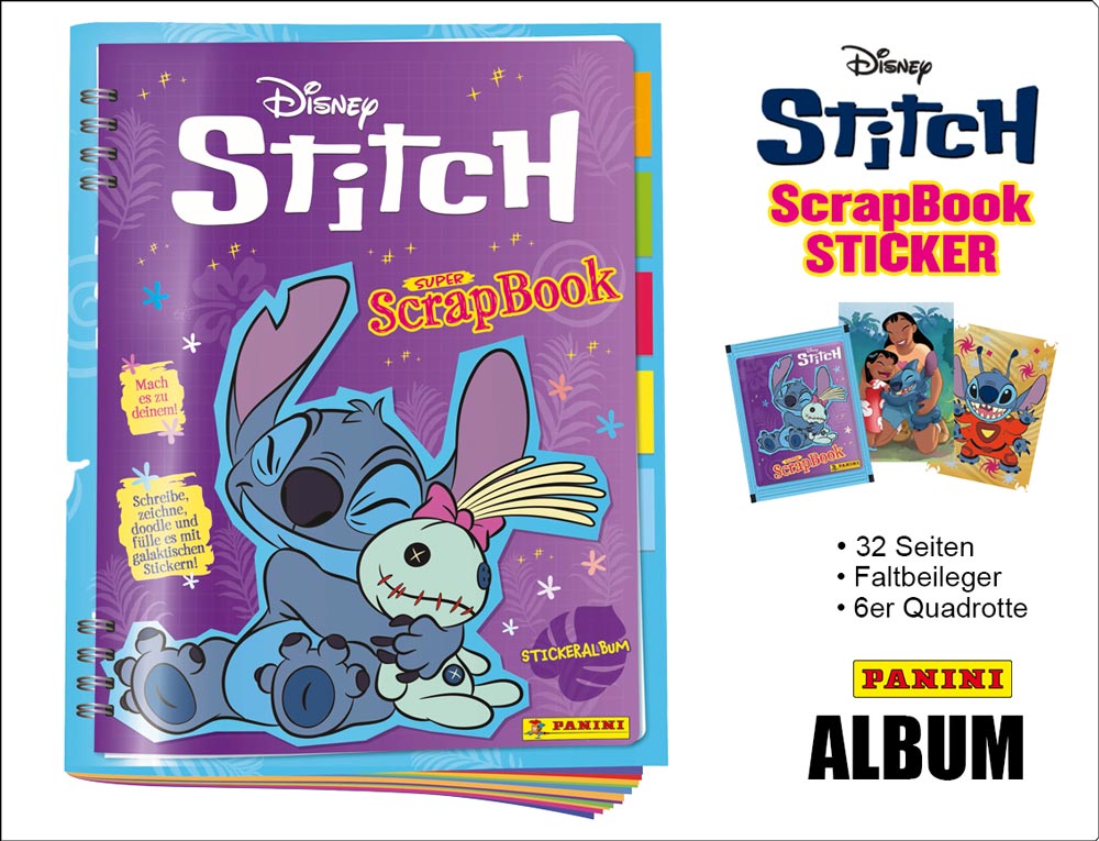 Scrapbook Album aus der Stitch ScrapBook Serie