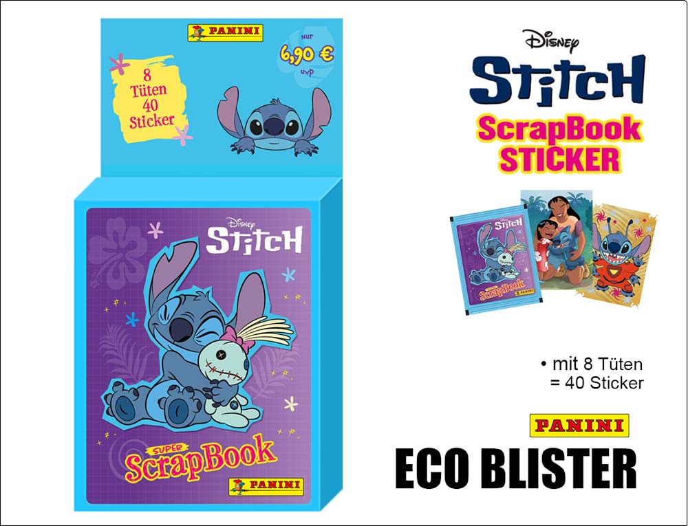 Scrapbook Ecoblister aus der Stitch ScrapBook Serie