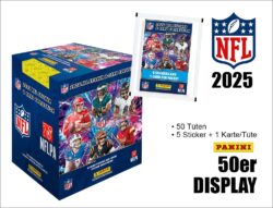 NFL Sticker und Tradingcards Hybrid 2025 Display