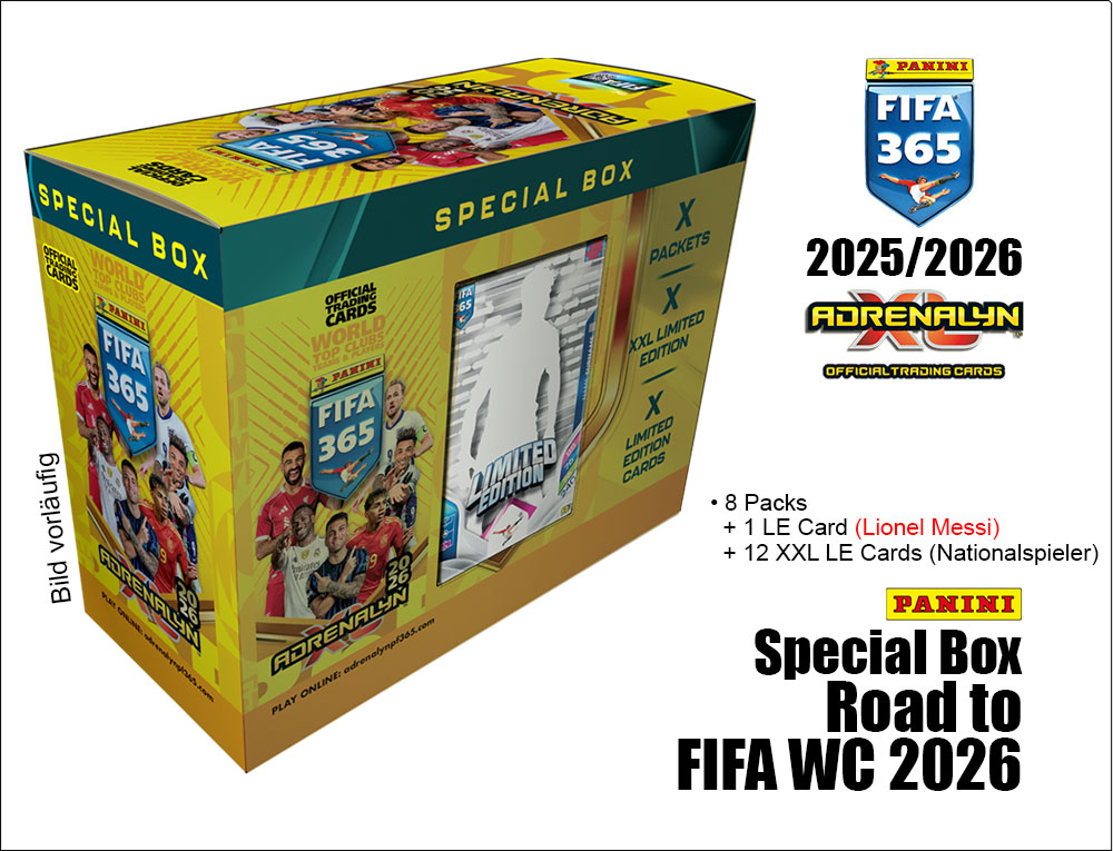 FIFA 365 2025/26 TC Adrenalyn XL Special Box
