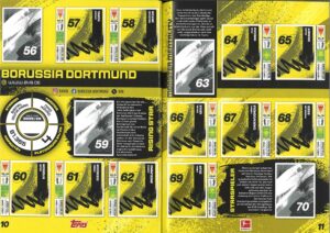 Bundesliga 2026 Sticker Hardcover Album Innenseiten 10 11