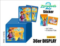Zoomania 2 Sticker-Display (Displaybox)