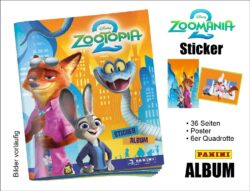 Zoomania 2 Sticker Sammelalbum
