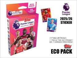 Topps Premier League 2025/26 Sticker Eco Pack