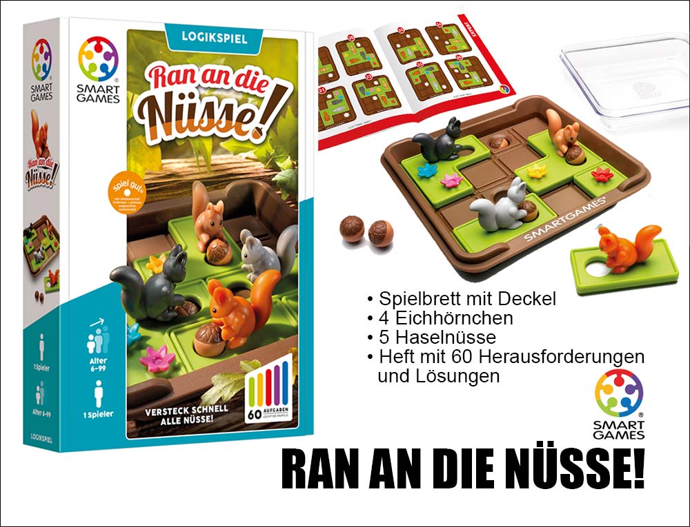 SmartGames Ran an die Nüsse (Squirrels Go Nuts)