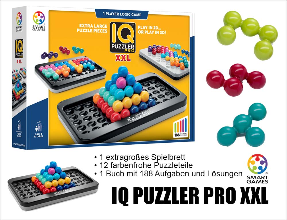 SmartGames IQ Puzzler Pro XXL (Logikspiel)