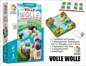 SmartGames Volle Wolle (Counting Sheep) Logikspiel