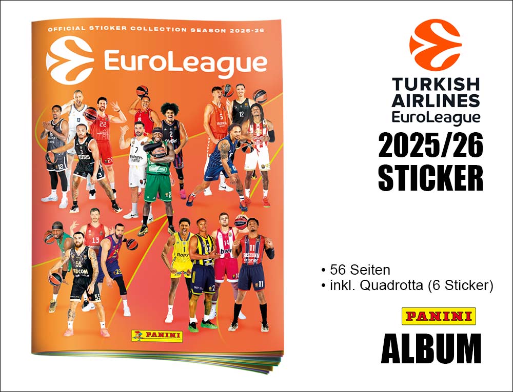EuroLeague Basketball 2025/26 Sticker Album