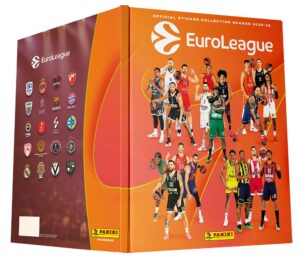 EuroLeague Basketball 2025/26 Sticker Hardcover Album außen