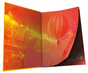 EuroLeague Basketball 2025/26 Sticker Hardcover Album innen