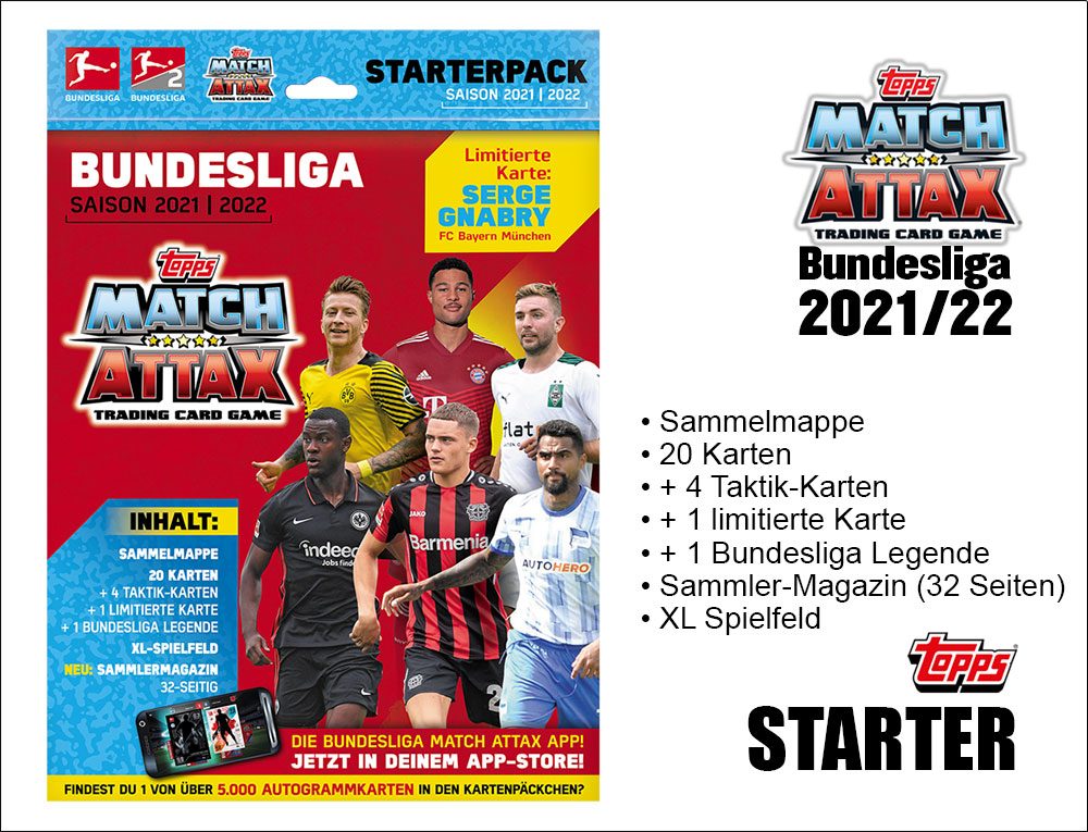 Match Attax Bundesliga 2021 2022 Starter