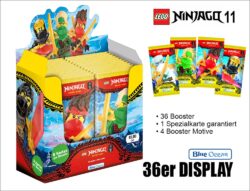 LEGO Ninjago Serie 11 Trading Cards Display