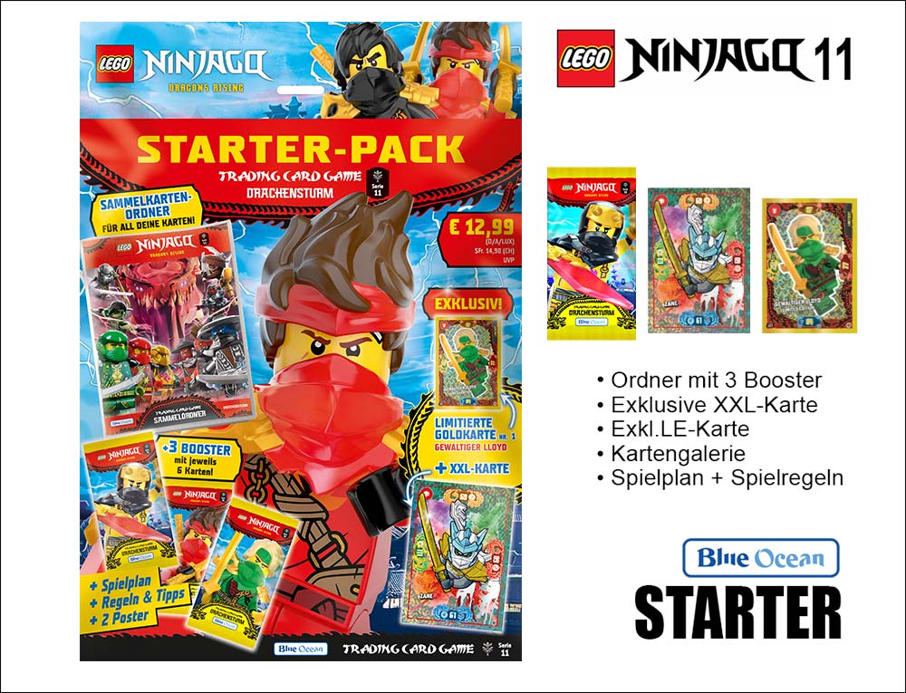 LEGO Ninjago Serie 11 Trading Cards Starter Set