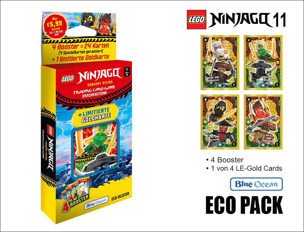 LEGO Ninjago Serie 11 Trading Cards Eco Pack