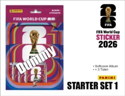 FIFA WM 2026 Sticker - STARTER SET 1 (Soft-Cover + 3 Tüten) (KW 19/20 2026)