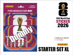 FIFA WM 2026 Sticker - STARTER SET XL (Soft-Cover + 6 Tüten (KW 19/20 2026)