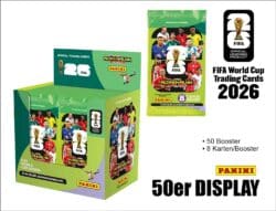 Panini FIFA WM 2026 Trading Cards - 50er DISPLAY