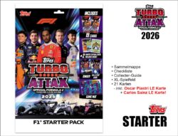 Topps Turbo Attax Formel 1 TC 2026 – STARTER PACK (27.07.2026)